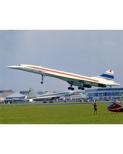 Concorde F-WTSA Over Tu-144 – Paris Airshow 1973 Photo
