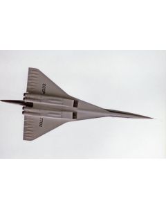 Tupolev Tu-144S CCCP-77102 flying overhead Paris Air Show 1973