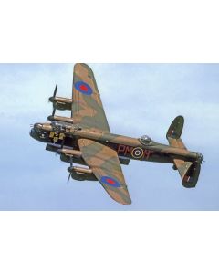 Avro Lancaster PA474 – “Leader” & City of Lincoln Crest Livery, In-Flight by Stuart H Bourne