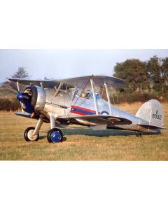 Gloster Gladiator Mk I G-AMRK (K8032) – RAF Livery Taxiing on Grass – Stuart H. Bourne Photo