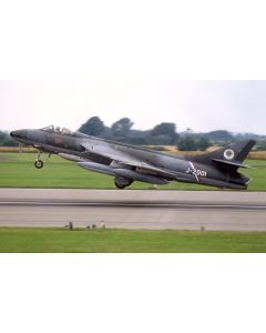 Hawker Hunter F-AZHS (J-2001) – Takeoff by Stuart H. Bourne