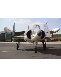 Supermarine Scimitar F.1 XD317 – Royal Navy Jet Fighter head on 