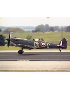 Supermarine Spitfire MT719 CK-C | WWII Takeoff Photo by Stuart H. Bourne