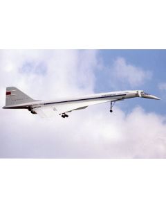 Tupolev Tu-144S CCCP-77102 In Flight – Gear Down, Canards Extended, Paris Air Show 1973