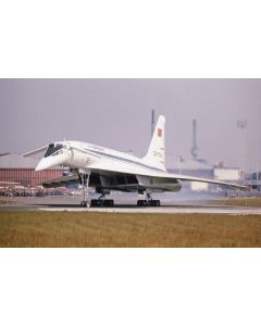 Tupolev Tu-144S CCCP-77144 front view with canards extended Paris Air Show 1975