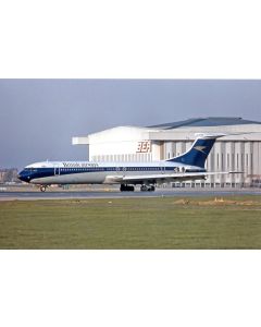 Vickers Super VC10 G-ASGP – British Airways Titles in BOAC Livery – Heathrow 1975 – Photo by Stuart H. Bourne