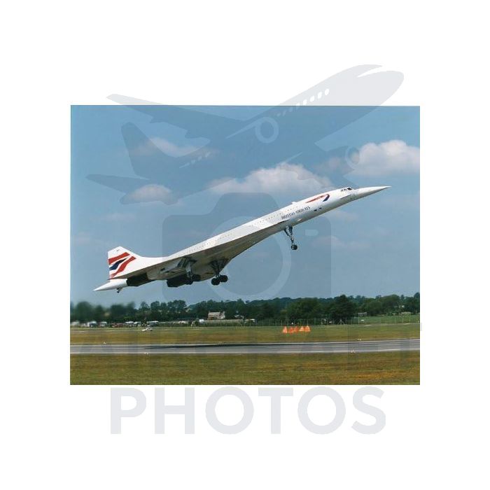 Concorde G-BOAF Takeoff – Fairford 1997 Aviation Print