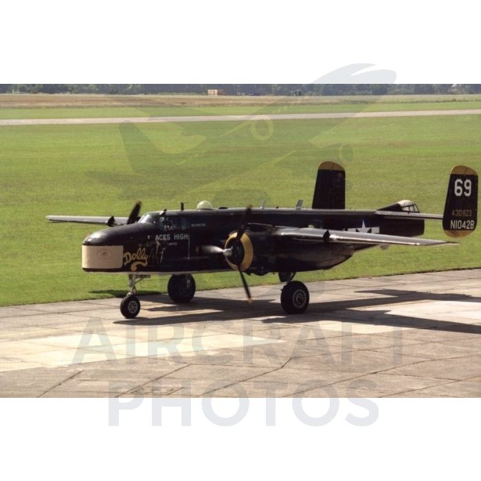 North American B-25 Mitchell “Panchito” 430801 Aviation Print by Stuart H Bourne