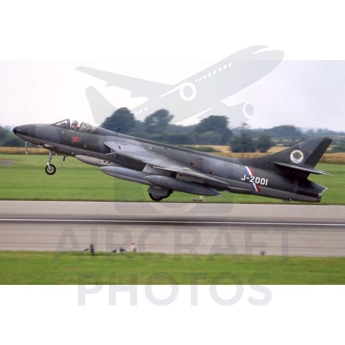Hawker Hunter F-AZHS (J-2001) – Takeoff by Stuart H. Bourne