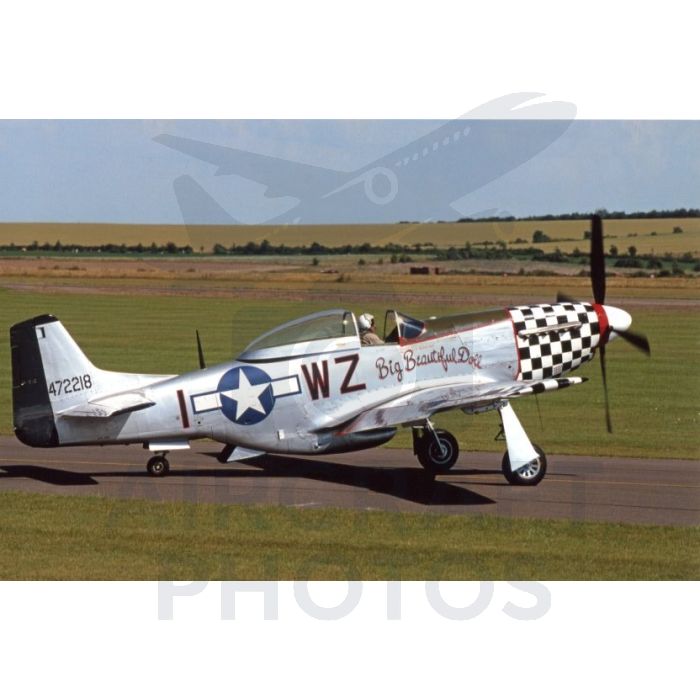 North American P-51D Mustang “Big Beautiful Doll” Aviation Print