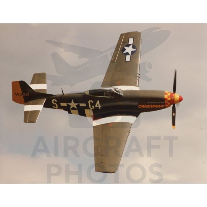 P-51D Mustang “Candyman” | WWII Fighter in Flight Photo by Stuart H. Bourne