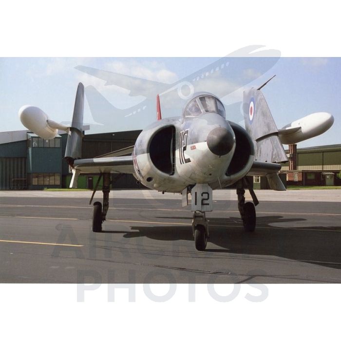 Supermarine Scimitar F.1 XD317 – Royal Navy Jet Fighter head on 