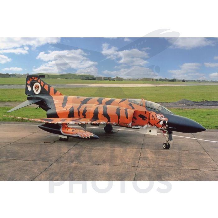 Phantom FGR.2 XV404 – 74 Squadron Farewell Tiger Scheme | Photo by Peter J. Williams