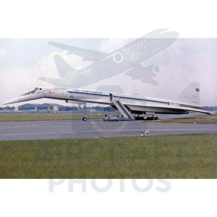 Tupolev Tu-144S CCCP-77102 static exhibit Paris Air Show 1973