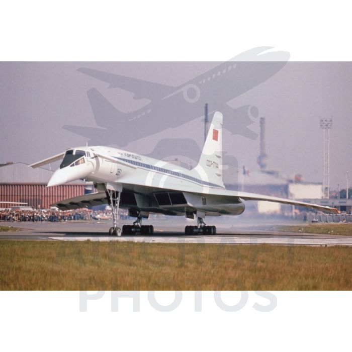 Tupolev Tu-144S CCCP-77144 front view with canards extended Paris Air Show 1975