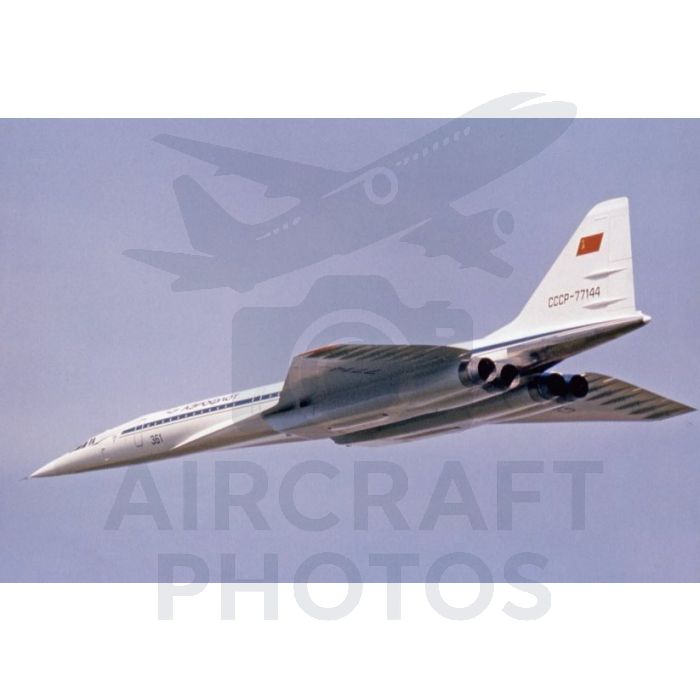 Tupolev Tu-144S CCCP-77144 in flight Paris Air Show 1975